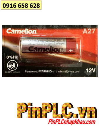 Camelion A27, Pin Remote cửa 12v Camelion A27 Plus Alkaline (Vỉ 5viên)